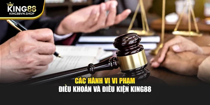 Các hành vi vi phạm điều khoản và điều kiện KING88